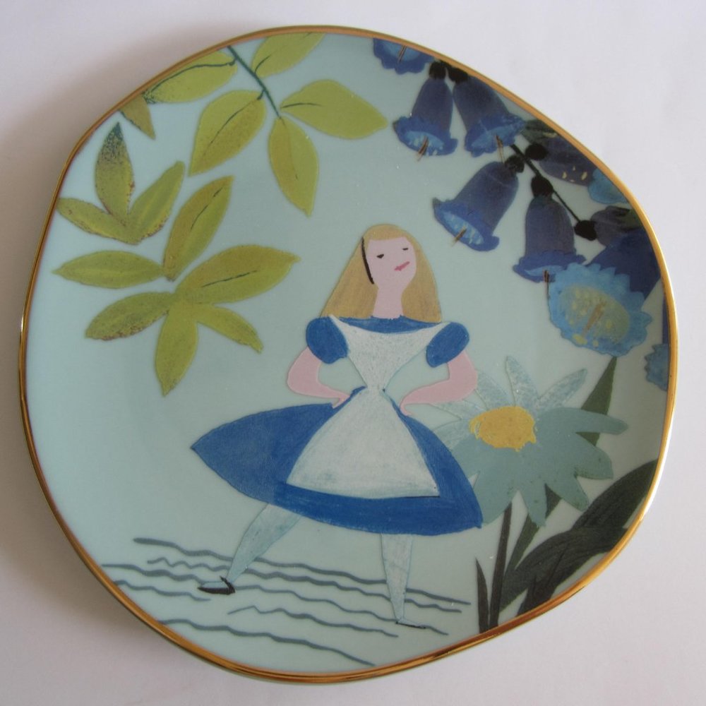 Disney Alice in Wonderland Mary Blair 4 Plates - Picture 6 of 9